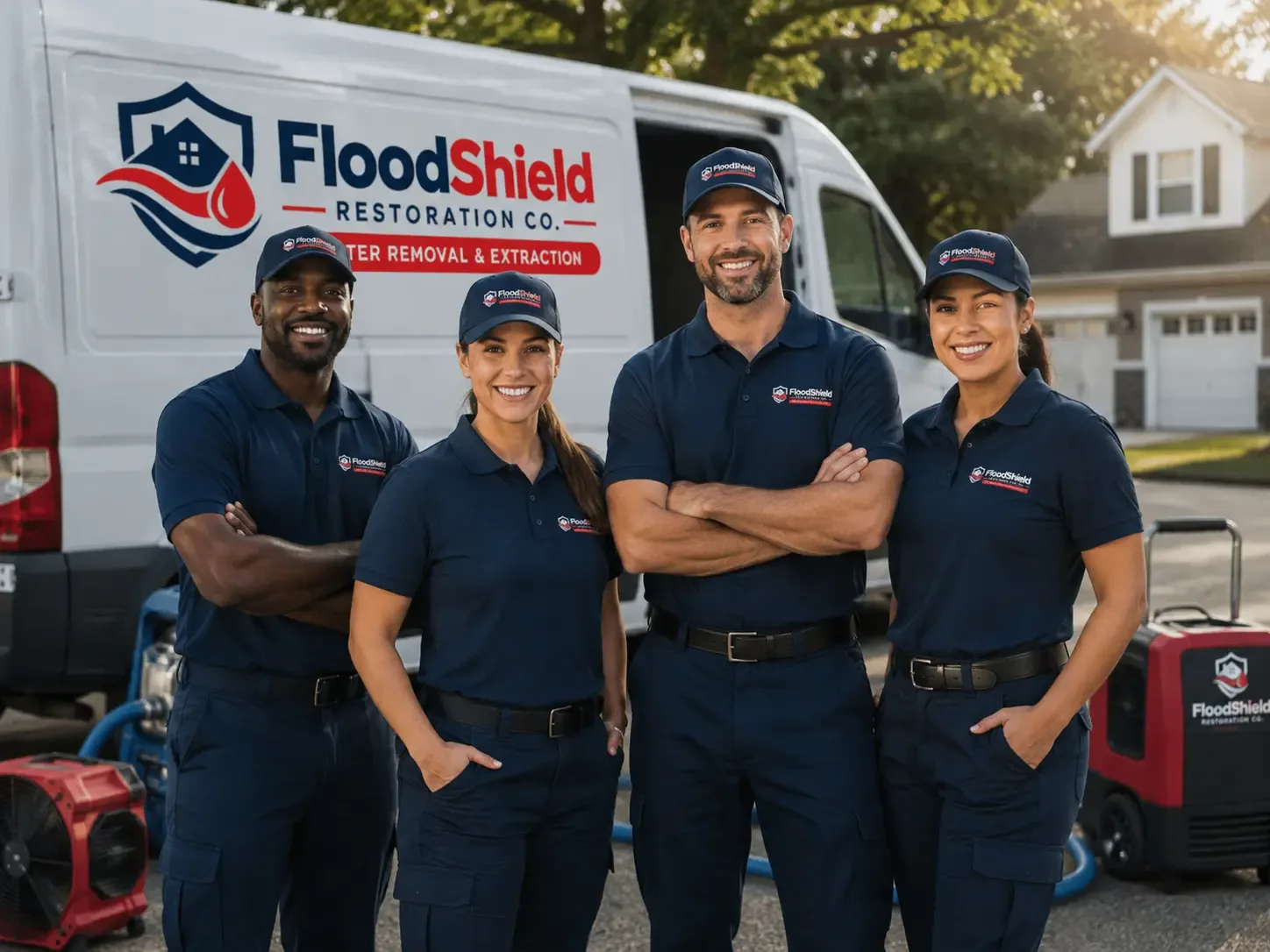 Flood Damage Restoration company in Leeds, ND